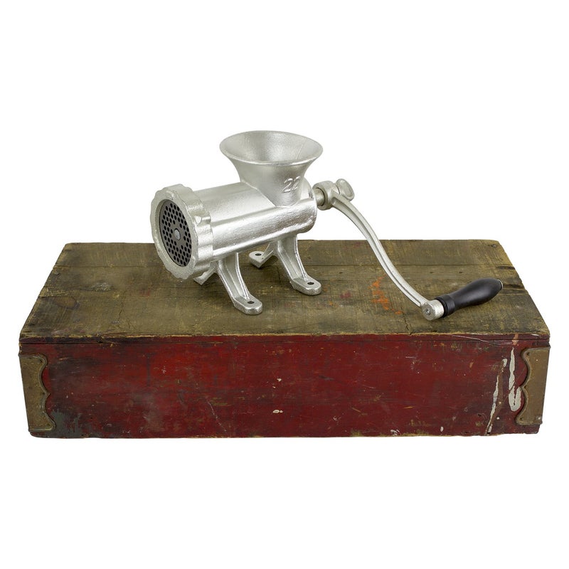 Chard HG-22, #22 Hand Grinder, Silver, Tin-Coated Cast Iron - Image 2